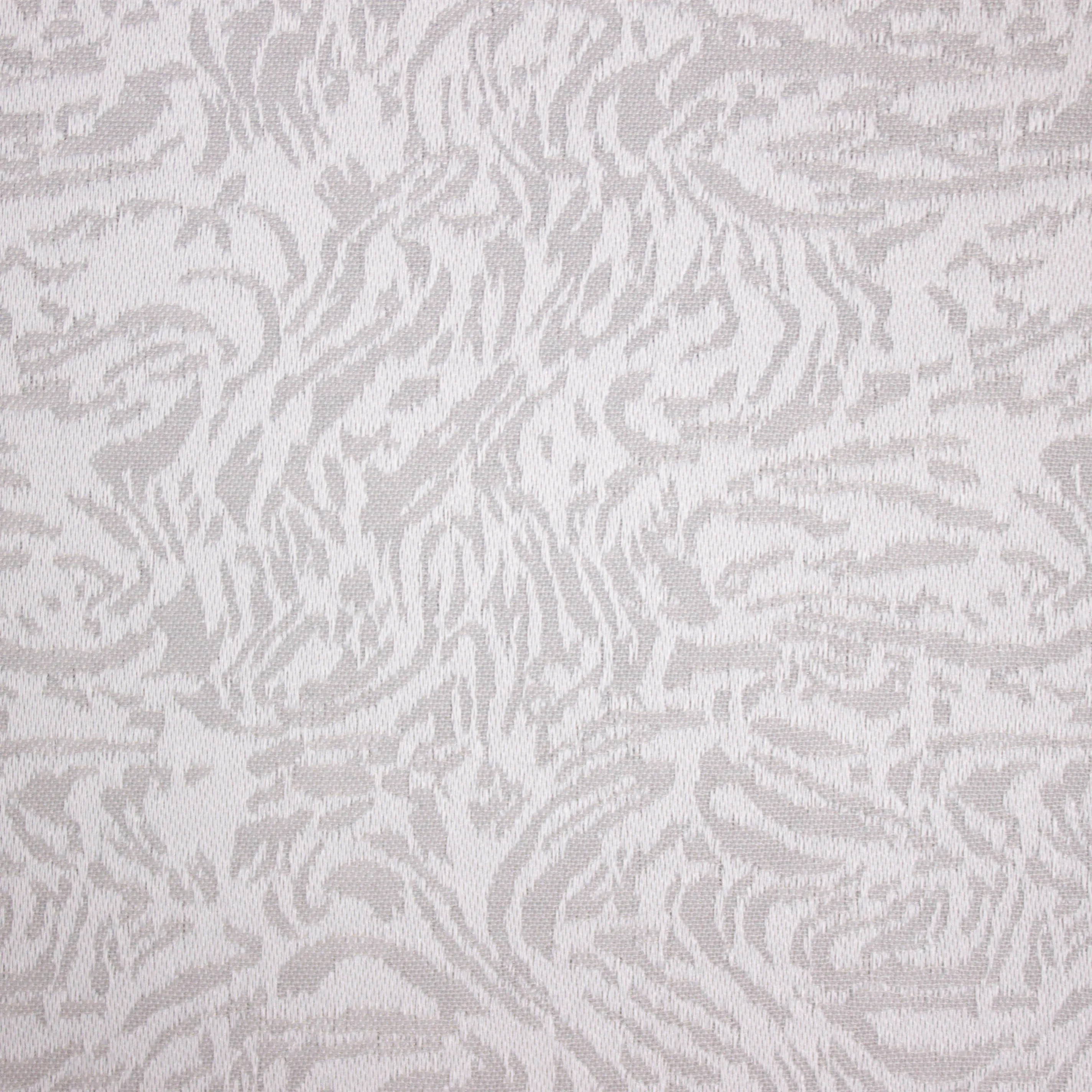 Jacquard Polyester zilver met sierlijke figuren